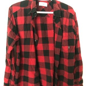 TNA oversized “boyfriend” flannel